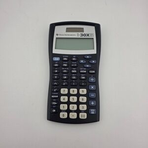 Texas Instruments TI 30XIIS Scientific Calculator‎ School Office Black